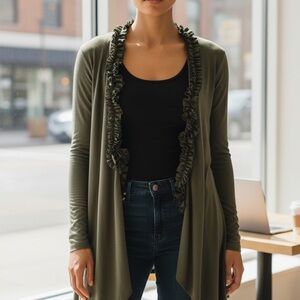 Vintage Willi Smith Asymmetrical Open Tunic Size M